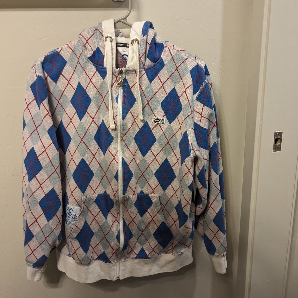 Vintage Street Wear LRG Argyle hoodie